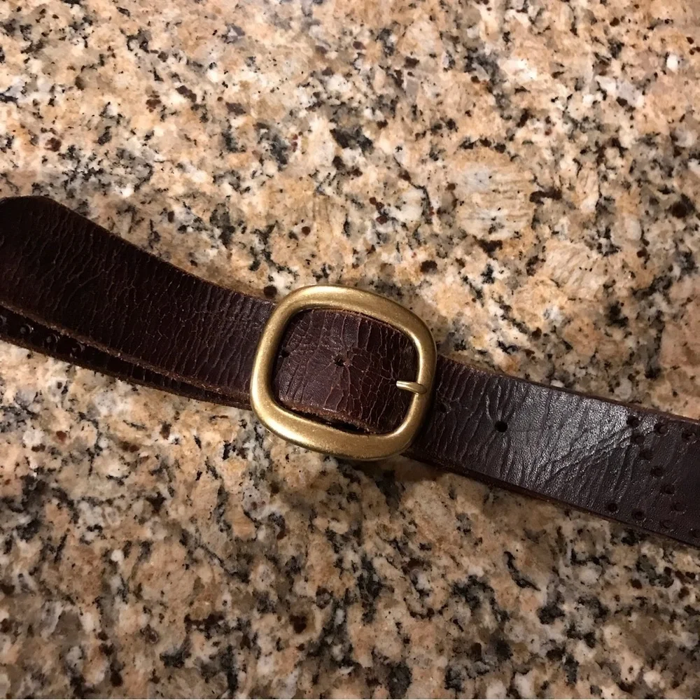 🍀VINTAGE LUCKY BRAND Distressed Leather Belt